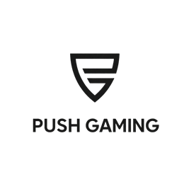 Push Gaming logo software house con slot ad alta volatilità